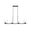 Z-Lite Callista 8 Light Chandelier, Matte Black & Clear 3032-8L-MB - alternate 4